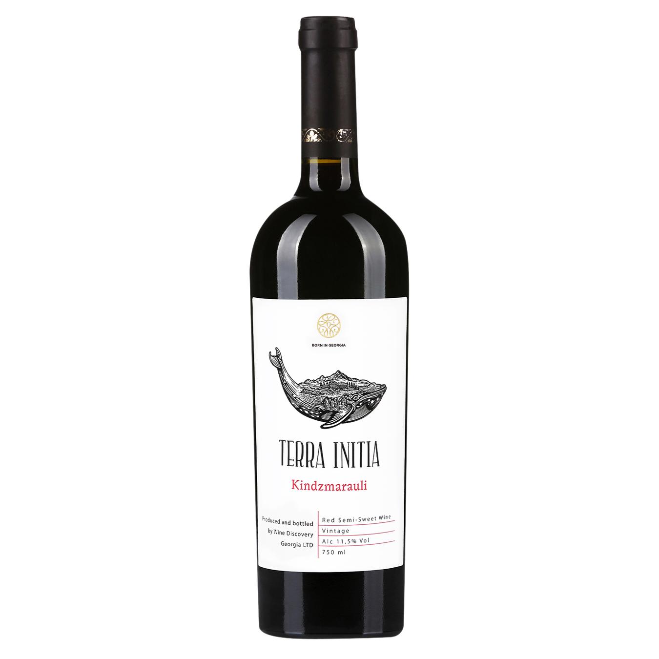 TERRA INITIA – KINDZMARAULI red / semi-sweet (100 ml)