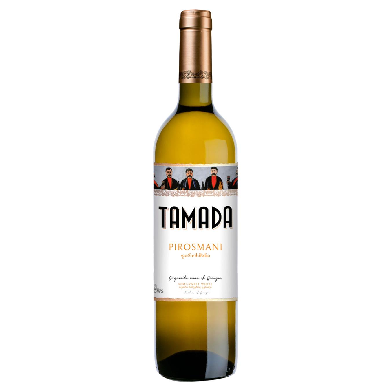 TAMADA – PIROSMANI white / semi-sweet (750 ml)